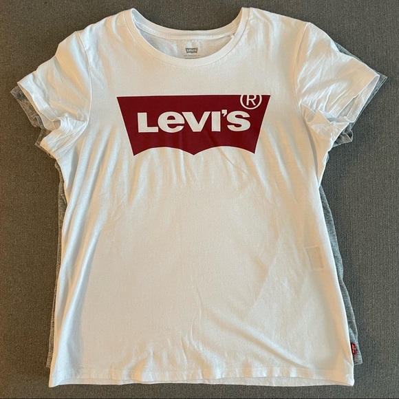 Women’s White Levi’s Logo T-Shirt Size Small - Picture 6 of 6